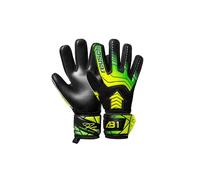 Reusch Attrakt AB1 Silver Junior Breathable Goalkeeper Gloves Children Teenagers Football Gloves Suitable for All Weather Conditions and Pitch Surfaces