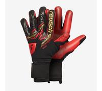 Reusch Attrakt Gold X GluePrint Grip and Breathable Goalkeeper Gloves Adult Football Gloves for Men and Women Suitable for All Weather Conditions and Pitch Surfaces