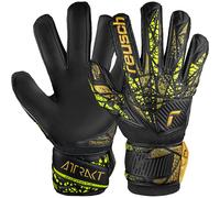 Reusch Attrakt Infinity Finger Support Junior Goalkeeper Gloves Size 4 Black