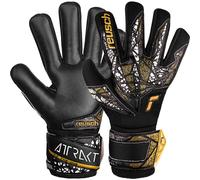 Reusch Attrakt Silver NC Finger Support Goalkeeper Gloves Size 8 Black