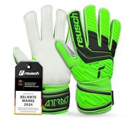 Reusch Attrakt Solid Junior Goalkeeper Gloves, For Children Aged 5-16 Years, Stable Grip with Solid Latex, Comfortable Fit and All-Round Bandage, Breathable and Robust, For Training and Play