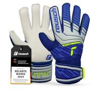 Reusch Attrakt Solid Junior Unisex Goalkeeper Gloves, 8, Vapor Grey/Deep Blue