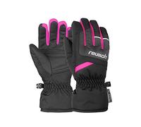 Reusch Children's Bennet R-Tex XT Junior Glove, Black/Black Melange/Pink Glo, 4