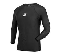 REUSCH Compression Shirt Soft Padded, Unisex adult Under swimsuit, 7700 black, L -