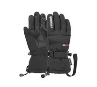 Reusch Connor R-TEX XT Junior Warm, Waterproof, Windproof and Breathable Winter Gloves, Finger Gloves, Ski Gloves for Children, Kids, Teenagers, Girls and Boys, Black, 6.5