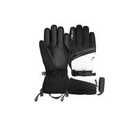 Reusch Demi R-TEX XT Extra Warm, Waterproof, Windproof and Breathable Winter Gloves, Finger Gloves, Snow Gloves, Ski Gloves for Women, Black/White, 7.5