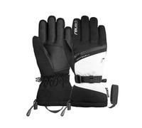 Reusch Demi R-TEX XT Extra Warm, Waterproof, Windproof and Breathable Winter Gloves, Finger Gloves, Snow Gloves, Ski Gloves for Women, Black/White, 8.5