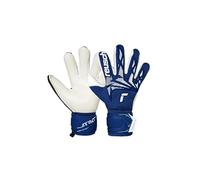Reusch Goalkeeper Gloves Finger Protection and Strong Grip | for Training and Matches | Artificial Grass and Natural Grass | Attrakt Freegel Gold X Finger Support Junior