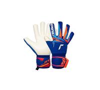 Reusch Goalkeeper Gloves for Kids and Teens | Breathable | Training & Match | Natural & Synthetic Grass | Size 5-8 | Attrakt Gold X NC Junior