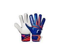 Reusch Goalkeeper Gloves for Kids & Teens | Strong Grip and Stable Fit | Artificial Grass, Natural Grass & Hard Terrain | Attrakt Solid Junior