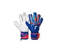 Reusch Goalkeeper Gloves for Men Adults | Strong Grip, Stable Fit & Effective Ball Control | Artificial Grass, Natural Grass & Hard Terrain | Attrakt Solid