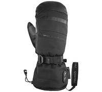 Reusch - Heated ski mitten in Primaloft® - Reusch Advanced Heat R-TEX XT Mitten Black in Leather - Size 9 Black 9