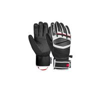Reusch Men's Mastery Gloves, 7745 Black/White/Fire Red, 7.5
