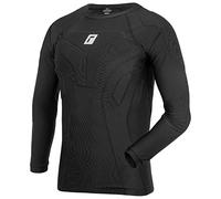 Reusch Men's Compression Shirt Padded Goalkeeper, Black, M