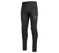 Reusch Men's Football Goalkeeper Trousers Long Padded Adult Goalkeeper Goalkeeping Training Trousers Black/Silver