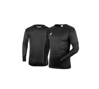 Reusch Men's Jersey Football Goalkeeper Shirt Long Sleeve Padded for Adults, Black/White, M
