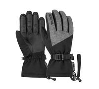 Reusch Outset R-TEX XT Unisex Finger Gloves with Elastic Wrist Strap Black/Black Melange, 8.5