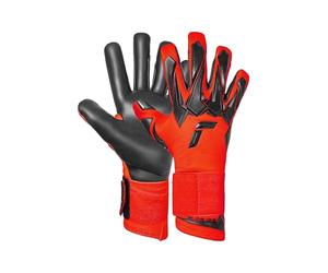 Reusch Professional Goalkeeper Gloves Men Adults Strong Grip 4 mm Professional Adhesive Foam Optimal Fit & Secure Hold for Training & Play Artificial Grass & Natural Grass Size 7-11 Raptor Pro