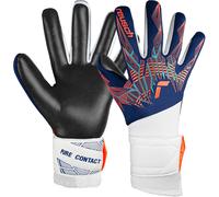 Reusch Pure Contact Silver Goalkeeper Gloves Blue 10.5