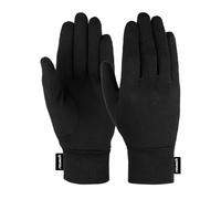 Reusch Unisex Merino Wool Conductive Gloves, black, 9.5