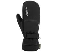 Reusch - Waterproof and breathable ski mittens in GORE-TEX and Primaloft® - Reusch Alison GORE-TEX Mitten Black/ Silver for Women in Leather - Size 7 Black 7
