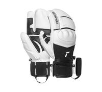 Reusch World Champ Lobster 3-Finger Gloves Unisex Ski Gloves - R-LOFT Insulation, Sheepskin Leather, Ankle & Finger Padding, Waterproof, Warm, Robust - Women & Men Winter Sports