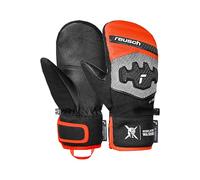Reusch Worldcup Warrior Prime R-Tex XT Junior Mitten - Warm Mittens for Kids and Youth - Waterproof, Windproof and Breathable, with Knuckle and Finger Padding and Lining for