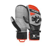 Reusch Worldcup Warrior Team Mitten - Unisex Racing Mittens with TecFill Insulation, ThermoHoods, Ankle & Finger Padding, Goatskin, Windproof, Breathable, for Ski Racing