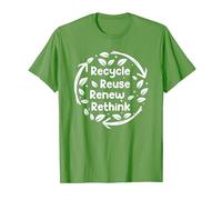 Reuse Reduce Recycle Funny Ecological Earth Day outfit T-Shirt