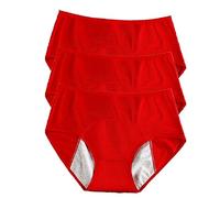 REUset Women's Incontinence Panties, 3 Pieces Women's Washable Breathable Washable Waterproof Incontinence Panty, Washable Women's Incontinence Panties, E, XL