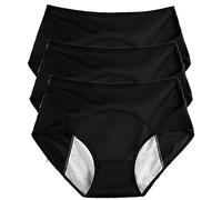 REUset Women's Incontinence Panties, 3 Pieces Women's Washable Breathable Washable Waterproof Incontinence Panty, Washable Women's Incontinence Panties, G, 4XL