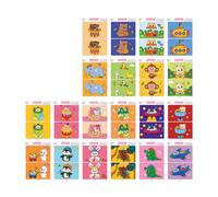 Reusing Spots the Difference Cards Visual Discrimination Practice Cards Set for Children Kids Fun Learning Activity Educational Matching