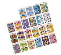 Reusing Spots the Difference Cards Visual Discrimination Practice Cards Set for Children Kids Fun Learning Activity Educational Matching