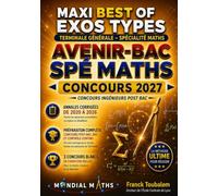Réussir le Concours Avenir-Bac Maths 2027: Annales corrigées 2020 à 2026 et 3 concours blancs pour préparer efficacement l'épreuve écrite. Un ... pour le baccalauréat et le contrôle continu.