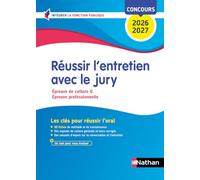 Réussir l'entretien avec le jury (Concours de catégories A, B et C) Concours 2026-2027