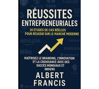 RÉUSSITES ENTREPRENEURIALES : 20 ÉTUDES DE CAS RÉELLES POUR RÉUSSIR SUR LE MARCHÉ MODERNE
