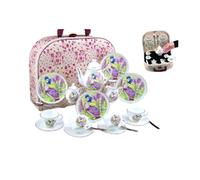 Reutter Porcelain Beatrix Potter Jemima Puddle-Duck Miniature Tea Set In Case