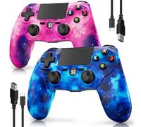 REUUY -F-Wireless Controller for FF - Controller Wireless for FF /Pro/Slim/PC Bluetooth Gamepad Joystick with Dual Vibration Touch Panel 3.5mm Audio Jack Six-Axis Buttons Upgraded Ergonomic Controller- FFFF-1221-430