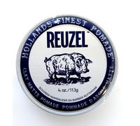 REUZEL Clay Matte Pomade - Medium Hold Matte Finish Water Soluble 4oz / 113g