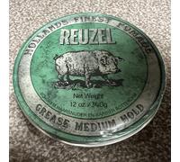 Reuzel XL Green Tin Grease Medium Hold Pomade 12oz 340g Sealed New