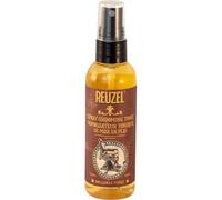 Reuzel Spray Grooming Tonic heat protection spray for use with flat irons and curling irons for natural hold for fine hair 100 ml