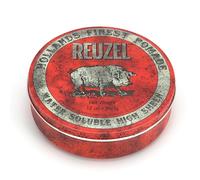 Reuzel Red Water Soluble High Sheen Pomade - No Dry Formula - Keeps High Shine and Strong Hold All Day without Flaking - Easy Rinse Out - Subtle Vanilla Cola Fragrance - Vegan Formula - 340 g