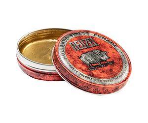 Reuzel Red Water Soluble High Sheen Pomade - No Dry Formula - Keeps High Shine and Strong Hold All Day without Flaking - Easy Rinse Out - Subtle Vanilla Cola Fragrance - Vegan Formula - 113 g