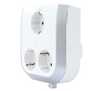 REV 0020330112 MultiPower 3-Way Socket Extension Screw Mounting 230 VAC, 50 Hz, 16 A, 3500 W, White