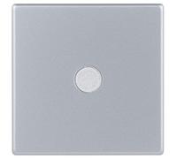 REV 0236530106 Quadro Cover for Control, Button or A/W Switch, Silver, Kontroll, Taster, A/W
