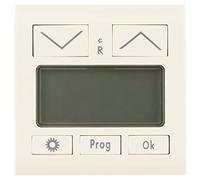 REV 0236640706 Quadro Cover Timer, Control Panel for Blinds and Roller shutters, cr&egraveme-White, Zeitschaltuhr
