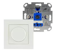 REV 0399730090 REV TECHNIK, Dimmer Universal Complete Device - Brightness Controller, White