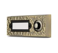 REV 0504360555 Türklingel Bell (Metal) with Shield, max. 42 V AC/DC at 2 A, Multicoloured