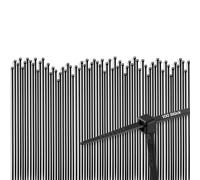 REV 0508299555 Cable Ties Pack of 100 Approx. 30 x 0.5 cm Tensile Strength up to 22 kg Black