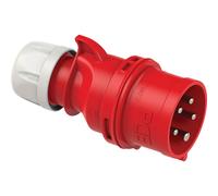 REV CEE Phase Inverter 400 V 32 A 5-Pin 3Ph+N+PE Waterproof IP44 Red